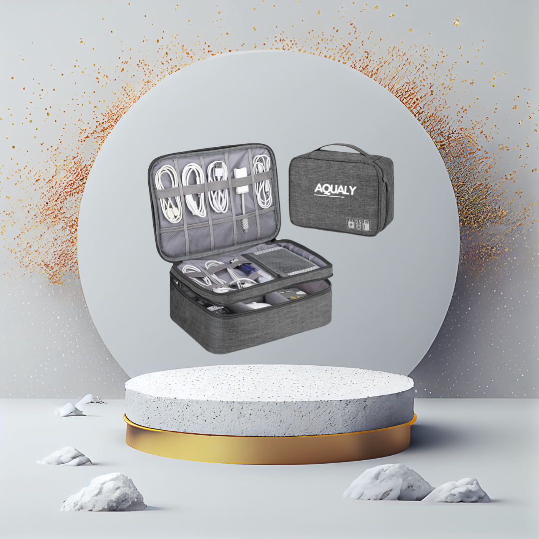 קייס ארגוני משולב לכבלים וגאדג'טים