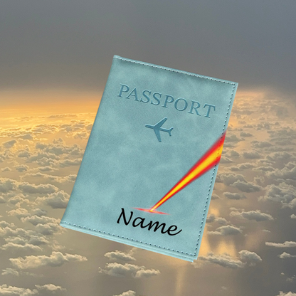 כיסוי דרכון עם חריטת שם