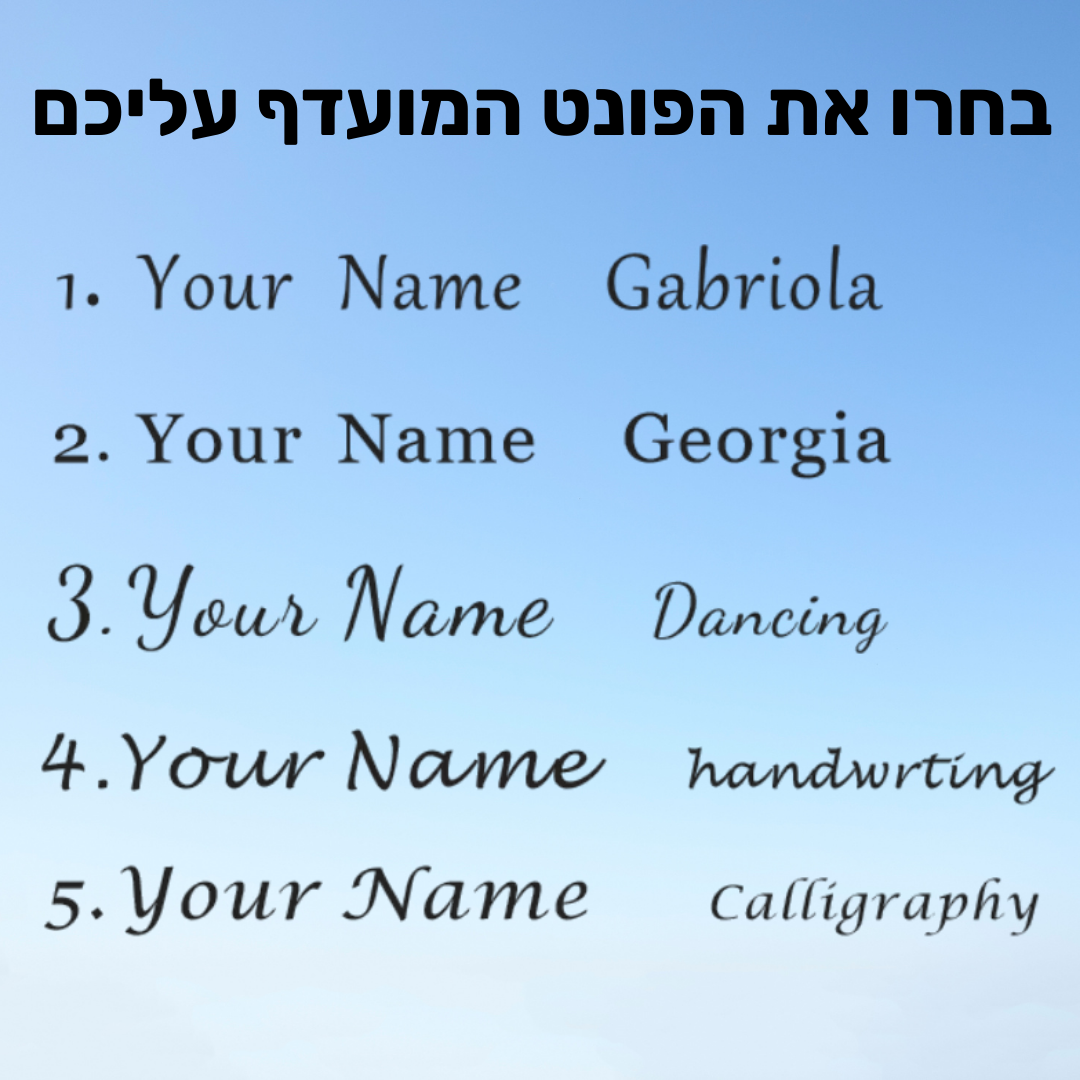 כיסוי דרכון עם חריטת שם